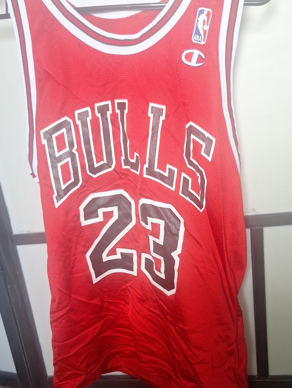Champion Red Chicago Bulls #23 Basketball Jersey